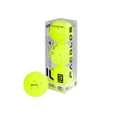 Bóng Pickleball F- Pro Performance Gen2, màu vàng ne-on, 40 lỗ, nhãn hiệu Facolos