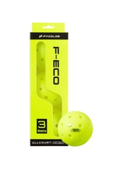 Bóng Pickleball F- Eco, 40 lỗ, nhãn hiệu Facolos