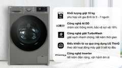 Máy giặt LG AI DD Inverter 10 kg FV1410S4M1