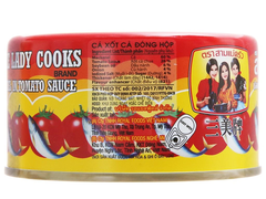 CÁ MÒI SỐT CÀ 3 CÔ GÁI 190G - CÁ NỤC SỐT CÀ - THREE LADY COOKS