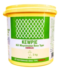 (MÀU XANH) SỐT MAYONNAISE BASE TYPE HORECA KEWPIE 3KG