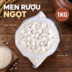 MEN RƯỢU NGỌT DẠNG VIÊN 500G - 1KG – DÙNG Ủ RƯỢU TRUYỀN THỐNG