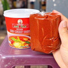 GIA VỊ CÀ RI ĐỎ (ĂN CHAY) THÁI LAN MAE PLOY 400G - VEGAN RED CURRY PASTE