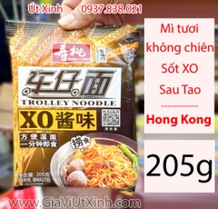 (COMBO 5 GÓI) MÌ XE ĐẨY SỐT XO HONG KONG SAU TAO 205G - MÌ TƯƠI KHÔNG CHIÊN