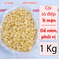 CÒI (CỒI) SÒ ĐIỆP KHÔ ÍT MẶN 1KG – DỄ NÊM NẾM, PHỐI VỊ - MÃ A700