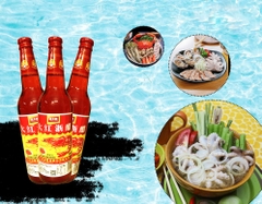 GIẤM TÔM ĐẠI HỒNG 620ML - DẤM HỒNG - RED VINEGAR
