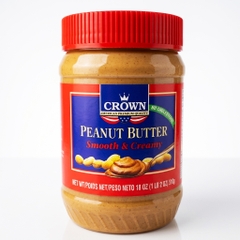 BƠ ĐẬU PHỘNG MỊN CROWN 510G - CROWN PEANUT BUTTER SMOOTH & CREAMY