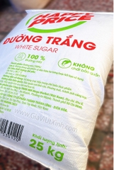 ĐƯỜNG CÁT TRẮNG HAPPY PRICE 25KG - 100% ĐƯỜNG MÍA, ĐƯỜNG KÍNH TRẮNG