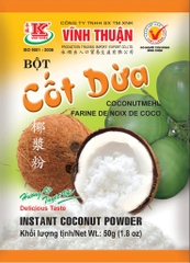 BỘT CỐT DỪA VĨNH THUẬN 50G - INSTANT COCONUT POWDER1