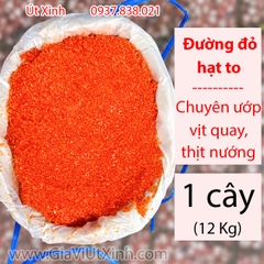 ĐƯỜNG ĐỎ HẠT TO K8 DÂY XANH 12KG - ƯỚP VỊT QUAY, THỊT NƯỚNG
