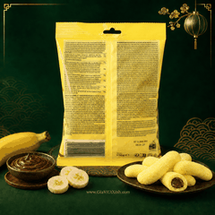BÁNH TROLLI CHOCO BANANAS 150G – BÁNH CHUỐI NHÂN SOCOLA NHẬP KHẨU ĐỨC