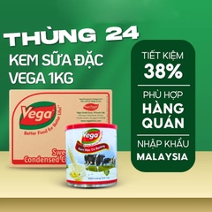 KEM ĐẶC CÓ ĐƯỜNG VEGA 1KG - SỮA ĐẶC MALAYSIA (THÙNG 24 LON)