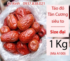TÁO ĐỎ TÂN CƯƠNG SIÊU TO (SIZE ĐẠI) 500G – 1KG - THƯỢNG HẠNG - Mã A100