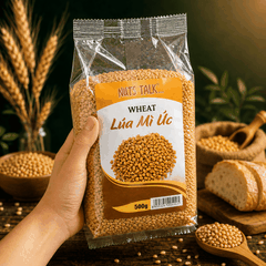 HẠT LÚA MÌ ÚC NUTS TALK 500G - NGUYÊN HẠT LÀM BÁNH, NẤU CHÁO