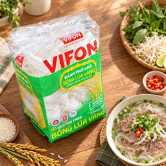 BÁNH PHỞ KHÔ BÔNG LÚA VÀNG VIFON 400G - DRIED RICE NOODLES