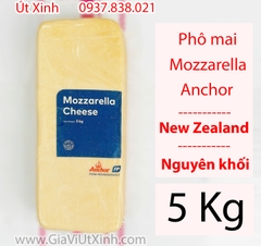 PHÔ MAI MOZZARELLA ANCHOR 5KG - NEW ZEALAND - NGUYÊN KHỐI