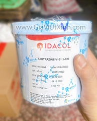 BỘT MÀU THỰC PHẨM VÀNG CHANH IDACOL 500G - TARTRAZINE - BỘT MÀU ẤN ĐỘ