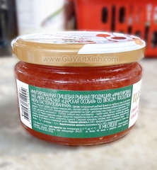 TRỨNG CÁ HỒI ĐỎ CAVIAR TSARSKAYA EVROPROM 220G – NHẬP KHẨU NGA