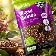 HẠT DIÊM MẠCH MIX 3 MÀU ÚC 400G - MIXED QUINOA ABSOLUTE ORGANIC