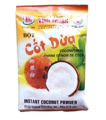 BỘT CỐT DỪA VĨNH THUẬN 50G - INSTANT COCONUT POWDER1
