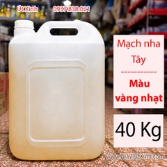 MẠCH NHA TÂY CAN 40KG – MÀU VÀNG NHẠT – RICE MALT SYRUP