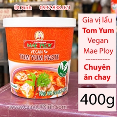 GIA VỊ LẨU TOM YUM (ĂN CHAY) THÁI LAN MAE PLOY 400G - VEGAN TOM YUM PASTE