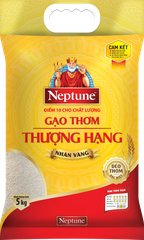 GẠO THƠM THƯỢNG HẠNG NEPTUNE NHÃN VÀNG 5KG