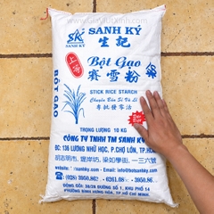 BỘT GẠO SANH KÝ 10KG - RICE STARCH - LÀM BÁNH CUỐN, BÁNH CANH