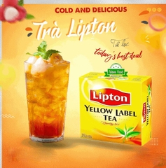 TRÀ LIPTON TÚI LỌC NHÃN VÀNG 200G (100 GÓI X 2G)