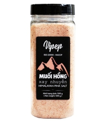 MUỐI HỒNG VIPEP XAY NHUYỄN 500G - HIMALAYAN PINK SALT