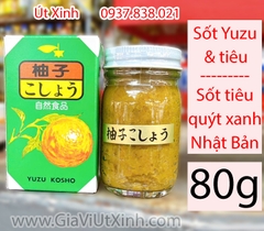 SỐT YUZU KOSHO (XANH LÁ) NHẬT BẢN 80G - SỐT TIÊU QUÝT XANH