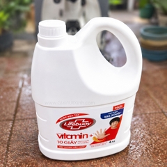 NƯỚC RỬA TAY LIFEBUOY VITAMIN+ CAN 4KG – SẠCH 99,9% VI KHUẨN [NT]