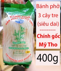 BÁNH PHỞ 3 CÂY TRE 400G - BAMBOO TREE VIETNAMESE RICE NOODLE