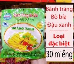 BÁNH TRÁNG BÒ BÍA ĐẬU XANH 16CM 30 MIẾNG - ROLLING THE FRIED MEAT ROLL