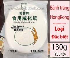 BÁNH TRÁNG HONG KONG 130G - XIULIN BRAND EDIBLE WEIHUA PAPER
