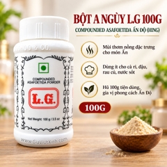 BỘT A NGÙY L.G 100G - COMPOUNDED ASAFOETIDA ẤN ĐỘ (HING)