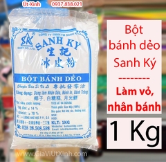 BỘT BÁNH DẺO SANH KÝ (XANH DƯƠNG) 1KG - BỘT LÀM VỎ, NHÂN BÁNH TRUNG THU
