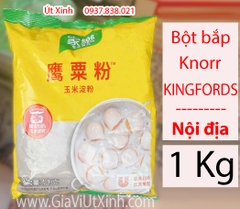 BỘT BẮP KNORR KINGSFORD 1KG - BỘT LÀM HÁ CẢO, DIM SUM