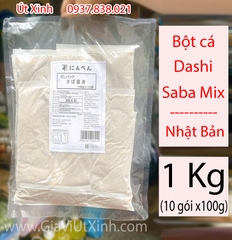 BỘT CÁ DASHI SABA 10 PACKS MIX 1KG - (10 GÓI x100G) - NINBEN