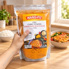 BỘT CÀ RI CÁ WANG-FU 1KG – FISH CURRY POWDER MALAYSIA - SERBUK KARI IKAN DAGING