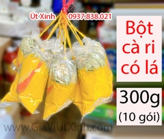 BỘT CÀ RI CÓ LÁ 300G – COMBO 10 GÓI – GIA VỊ NẤU CÀ RI THƠM NGON