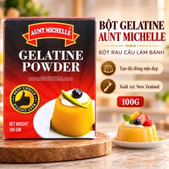 BỘT GELATINE AUNT MICHELLE 100G - BỘT RAU CÂU LÀM BÁNH