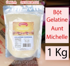 BỘT GELATINE AUNT MICHELLE 1KG - AUNT MICHELLE GELATINE POWDER - BỘT GELATINE MỸ