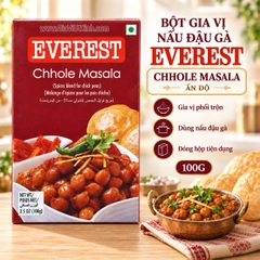 BỘT GIA VỊ NẤU ĐẬU GÀ EVEREST CHHOLE MASALA 100G - ẤN ĐỘ