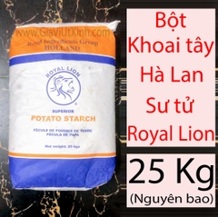 BỘT KHOAI TÂY HÀ LAN SƯ TỬ ROYAL LION 500G- 1KG- 25Kg - ROYAL LION POTATO STARCH