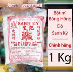 BỘT MÌ BÔNG HỒNG ĐỎ SANH KÝ 1KG - SANH KY RED ROSE FLOUR