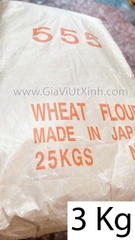 BỘT MÌ NHẬT 555 CAM (1KG– 3KG– 5KG)– BỘT BÁNH MÌ, BÁNH BAO, MÌ SỢI