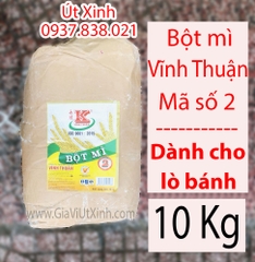 BỘT MÌ VĨNH THUẬN (MÃ SỐ 2) 10KG - NUMBER 2 VINH THUAN WHEAT FLOUR