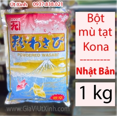 BỘT MÙ TẠT KONA NHẬT BẢN 1KG – WASABI DẠNG BỘT SIÊU CAY CHÍNH GỐC