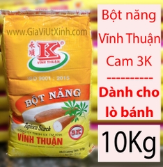 BỘT NĂNG VĨNH THUẬN BAO CAM 3K 10KG